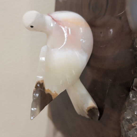 Stone Animal Carvings; Jasper, Rose Quartz, Labradite, Agate etc with Woven Bag - Picture 3 of 16